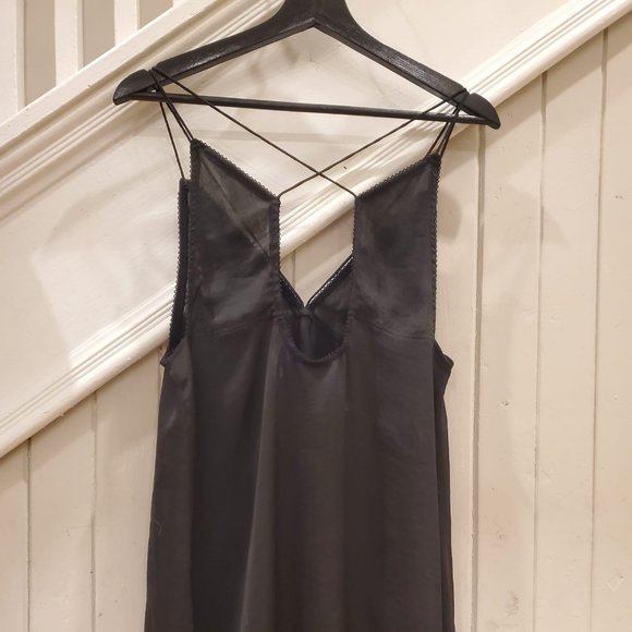 Free People Black Slip Dress - Size Small - Picture 2 of 3